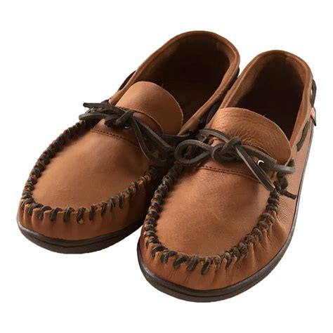 Men's Extra Wide Fit Brown Genuine Leather Driving Outdoor Moccasins ...