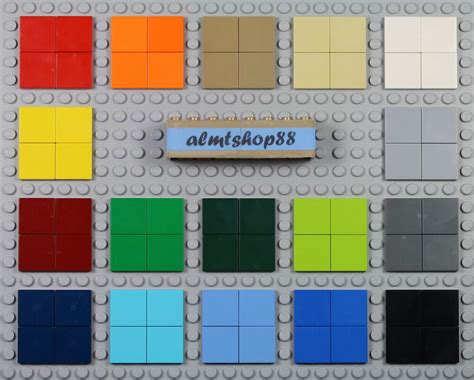 LEGO - 2x2 Tiles - PICK YOUR COLORS Smooth Finishing Plate Square Solid Bulk Lot | eBay | Lego ...