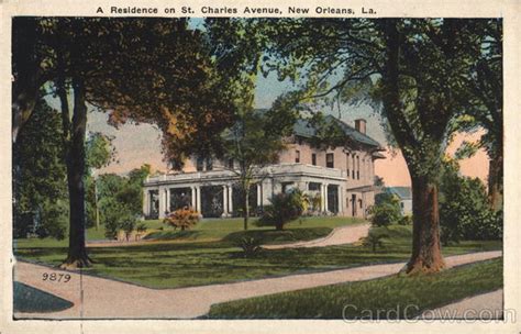 A Residence on St. Charles Avenue New Orleans, LA Postcard