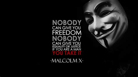 Nobody can give you freedom text, the inscription, mask, quote ...