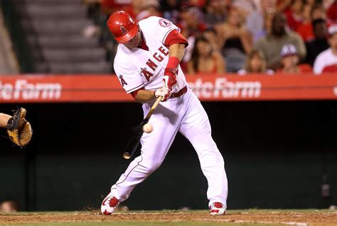 Mike Trout becomes the first player in major league history to hit three home runs on his ...