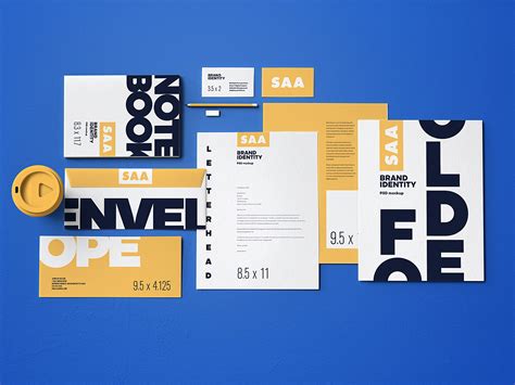 Free Branding Stationery Mockup Set — Free Mockup World