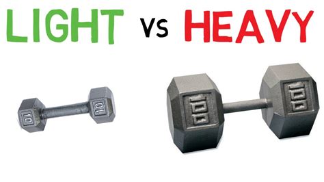 Light Weights vs Heavy Weights - THE TRUTH! - YouTube