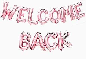 Amazon.com: Welcome Back Balloons, Welcome Back Banner,Family ...