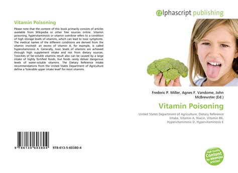 Vitamin Poisoning, 978-613-5-60380-4, 6135603809 ,9786135603804