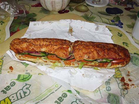 The Shit I Eat: Sweet Onion Chicken Teriyaki Subway Sandwich from Subway