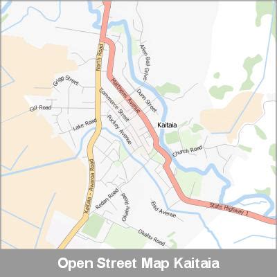 2020 Street Map Kaitaia - Digital Maps