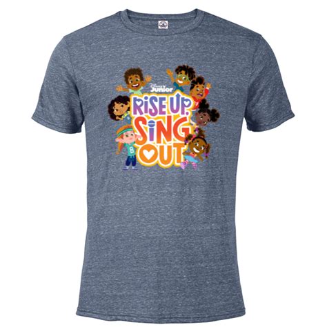 Disney Jr. Rise Up Sing Out Musical Celebration - Short Sleeve Blended T-Shirt for Adults ...