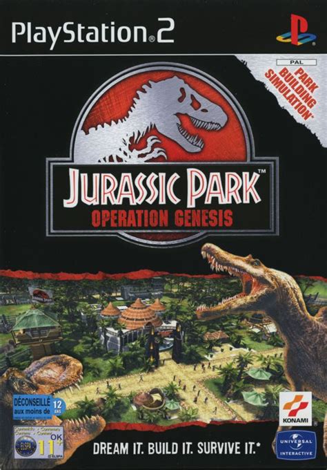 Jurassic Park: Operation Genesis (2003) PlayStation 2 box cover art ...