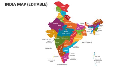 India Map Editable Ppt Map India India Map With Flag - vrogue.co