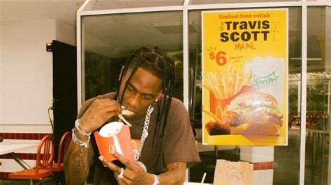 Travis Scott Mcdonald's Poster