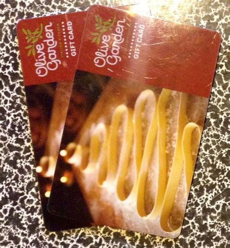 $61.00 IN OLIVE GARDEN GIFT CARD | Olive garden gift card, Olive ...