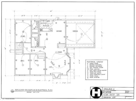 Reflected Ceiling Plan | Ceiling plan, Electrical layout, Wall lighting design