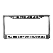 Truck Humor License Plate Frame for | Funny license plate frames, License plate frames, Plate frames