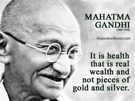 Mahatma Gandhi Health Quotes | Inspiration Boost