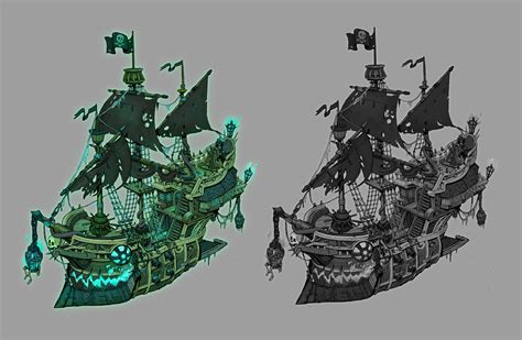 ArtStation - Ghost Pirate Ship