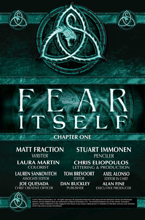 Read online Fear Itself comic - Issue #1