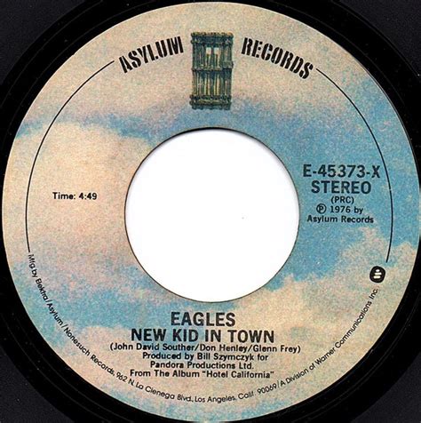 Eagles - New Kid In Town (1976, PRC, Vinyl) | Discogs