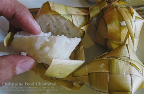 Philippine Food Illustrated: puso (rice in woven coconut leaf) | Food ...