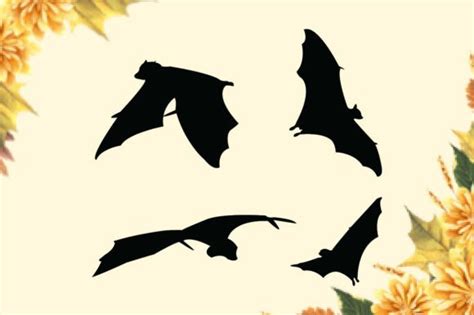 Beautiful Black Bat Silhouette Vector Graphic by Lal Mia · Creative Fabrica