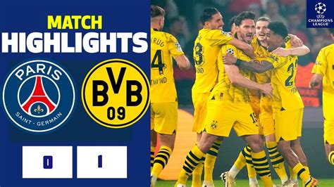 Vidéo : résumé match PSG vs Dortmund 0-1 but de Hummels