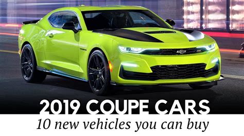 10 NEW Coupe Cars that Show Off 2-door Beauty and Power in 2019 - YouTube