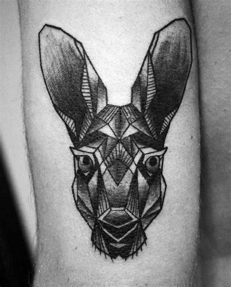 50 Kangaroo Tattoo Designs For Men - Australian Animal Ideas