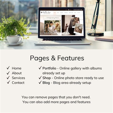 Photographer Website Template, Photographer Wix Template, Wix Website Template, Wix Template ...