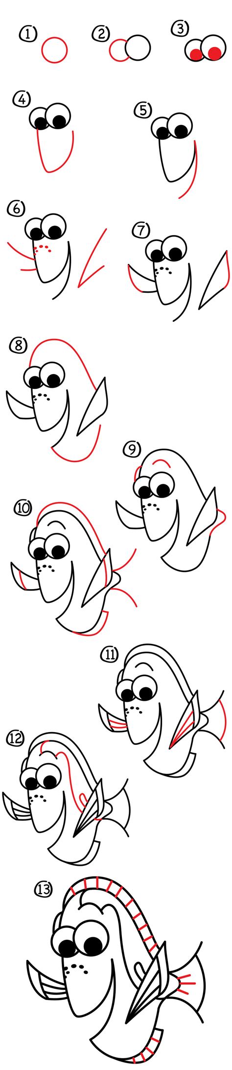 How To Draw Dory - Art For Kids Hub