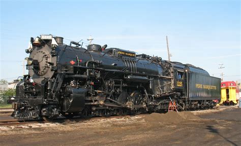 Pere Marquette 1225 - 2-8-4 (Berkshire) steam locomotive. The Polar Express engine itself ...