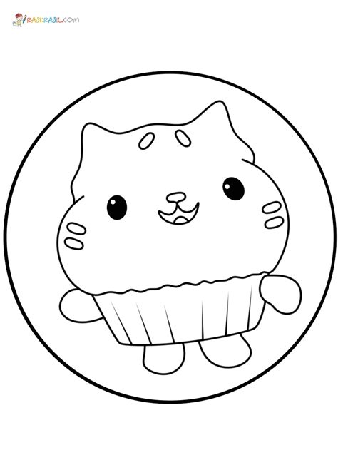 Cakey Gabby’s Dollhouse Coloring Page - Free Printable Coloring Pages