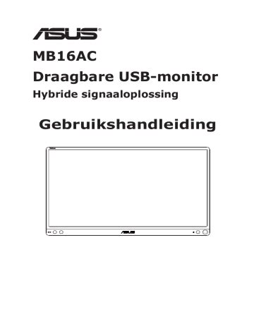 Asus ZenScreen MB16AC Monitor Gebruikershandleiding | Manualzz