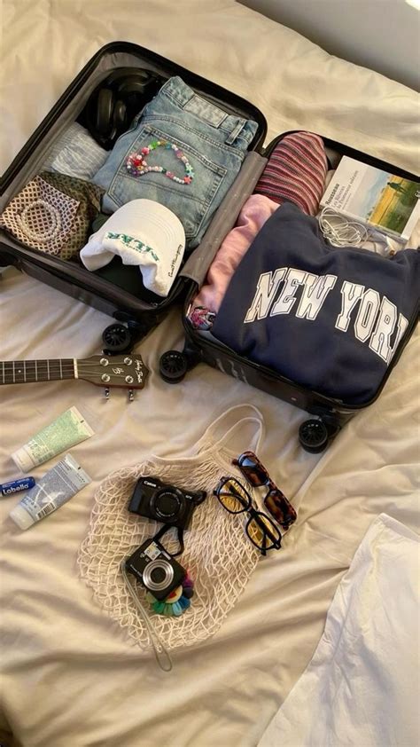 Aesthetic packing | Travel essentials, Dream vision board, Travel aesthetic