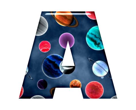 Buchstabe - Letter A | Space theme, Bday party, Anime