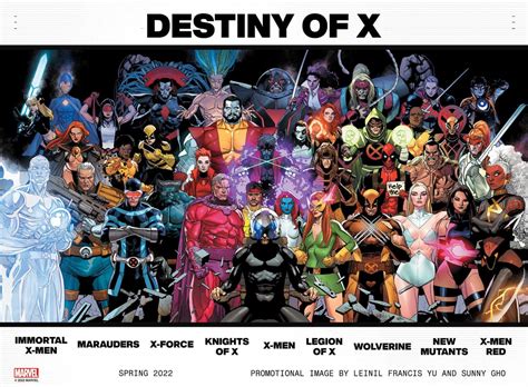 The X-Men Enter 'Destiny of X' with New Titles, Team Shakeups, and More ...