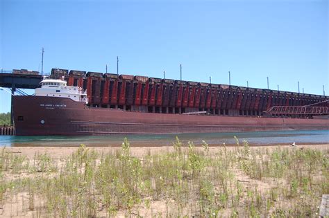 Michigan Roadside Attractions: Marquette Ore Dock at the Upper Harbor - Travel the Mitten