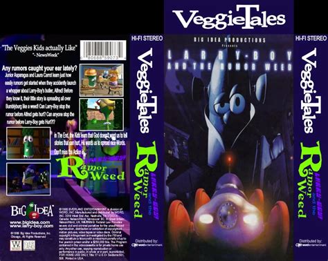 Larry-Boy and the Rumor Weed (Rare 1998 VHS Prototype Version) | VeggieTales Fanon Wiki | FANDOM ...