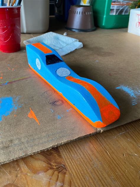 My first car, made it for a school project. Based off Gulf Sponsored ...