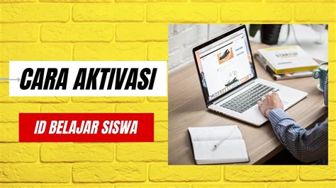 Cara Aktivasi akun belajar id siswa - YouTube