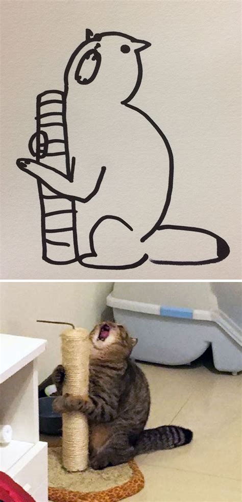 When Your Teacher Keeps Saying You Can’t Draw Cats, But Your Paintings ...