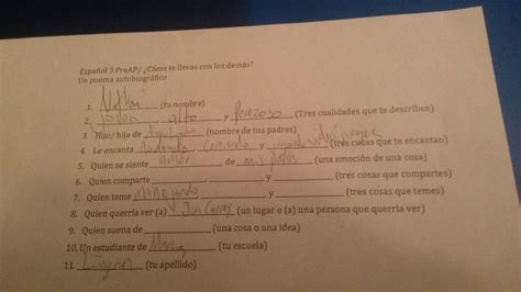 Spanish 3 Homework help? Help translate the text. : Spanish