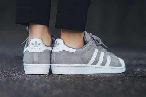 adidas Superstar Suede "Solid Grey" Grey Sneakers, Boots And Sneakers, Shoe Boots, Adidas ...