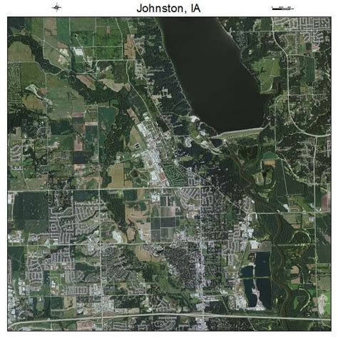 Aerial Photography Map of Johnston, IA Iowa