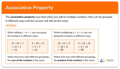 Associative Property - Math Steps, Examples & Questions