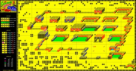 ZX-Spectrum Games - Colony - mapa