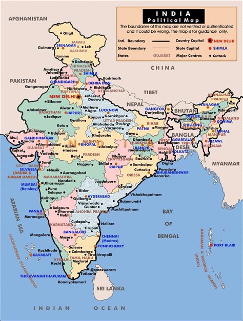 Political Map of India, 2012 | Contemporary map of India, sh… | Flickr
