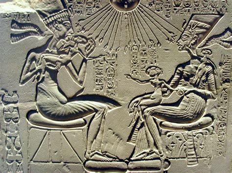 AKHENATEN WITH NEFERTITI AND THEIR FAMILY - Ancient Egypt Wallpaper (10856401) - Fanpop