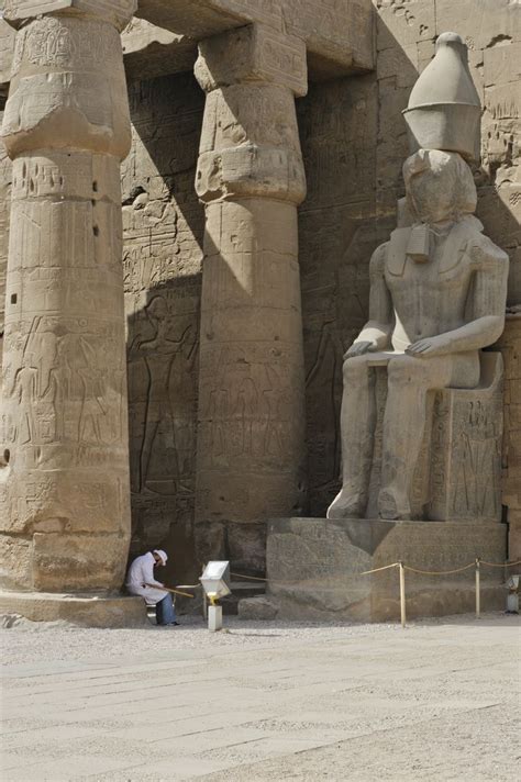 Luxor Temple 1st Court of Ramses II by Amel Eweida