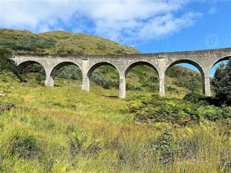 A view of Glenfinnan Viaduct 15125645 Stock Photo at Vecteezy