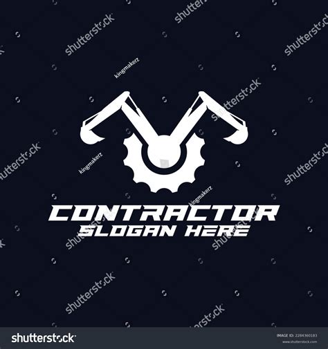 Excavator Silhouette Logo Mining Heavy Equipment Stock Vector (Royalty Free) 2284360183 ...